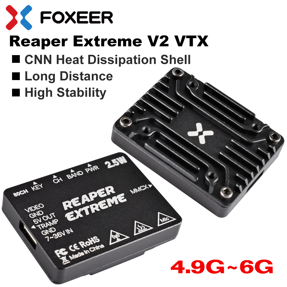 Foxeer 5.8G Reaper Extreme V2  - Foxeer Reaper Extreme 2.5W Vtx incelemesi ve fiyatı